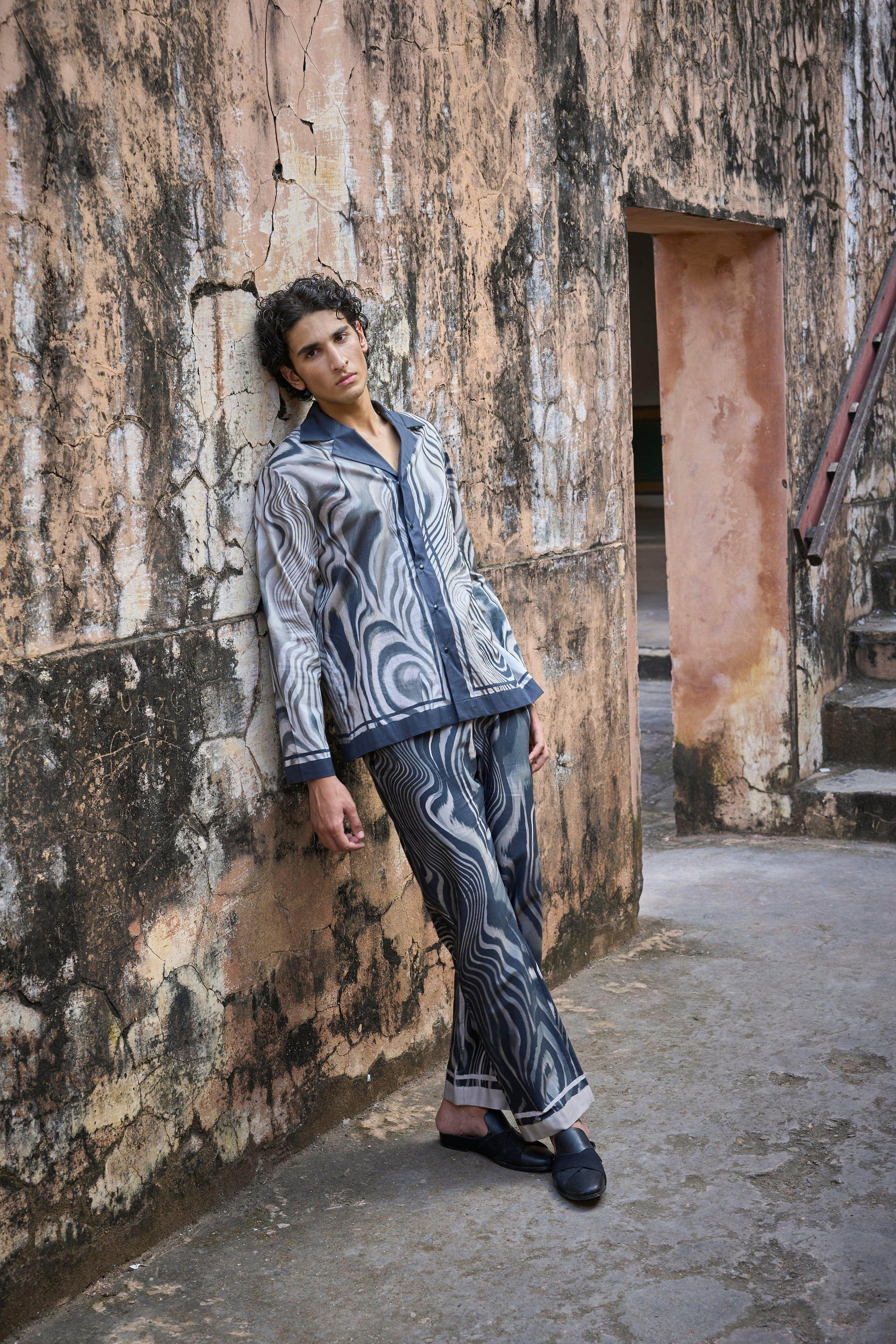 MARBLE PRINT SHIRT - dash and dot