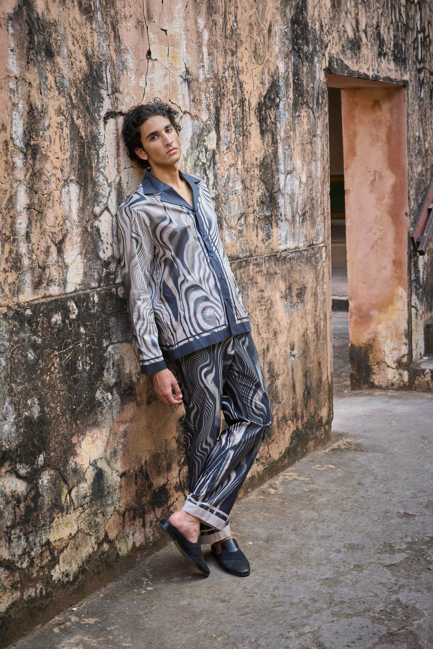 MARBLE PRINT SHIRT - dash and dot