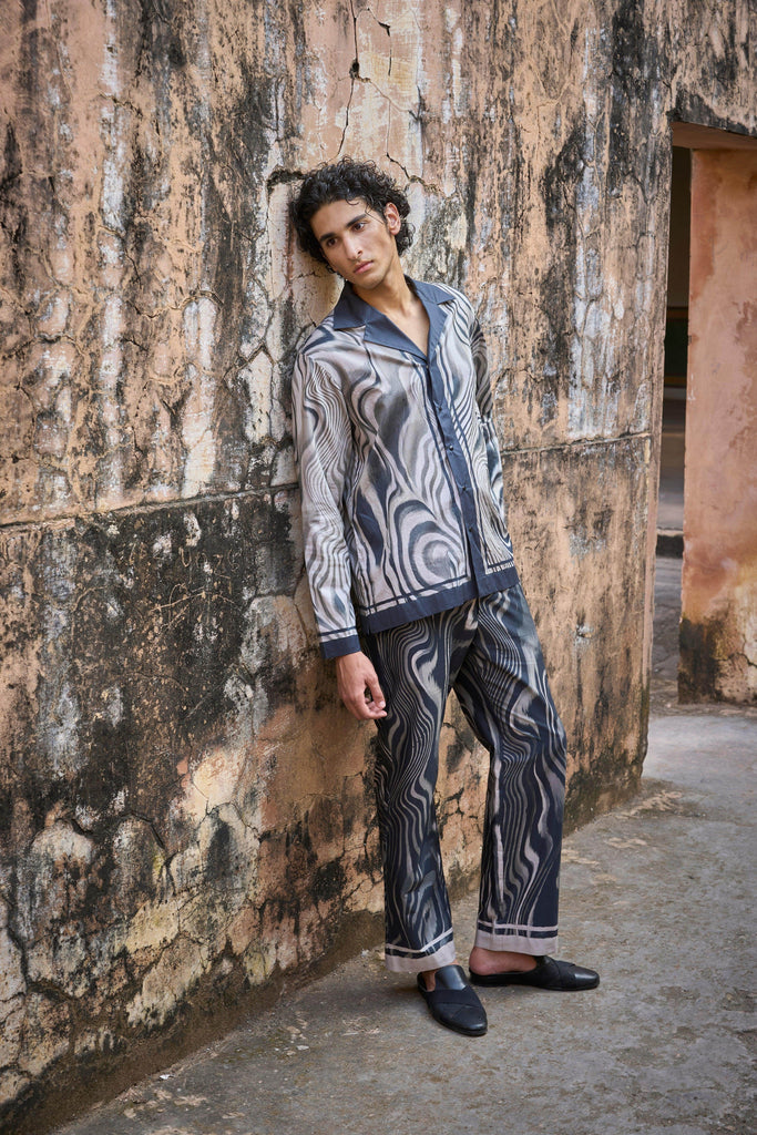 MARBLE PRINT PANT - dash and dot dash and dot