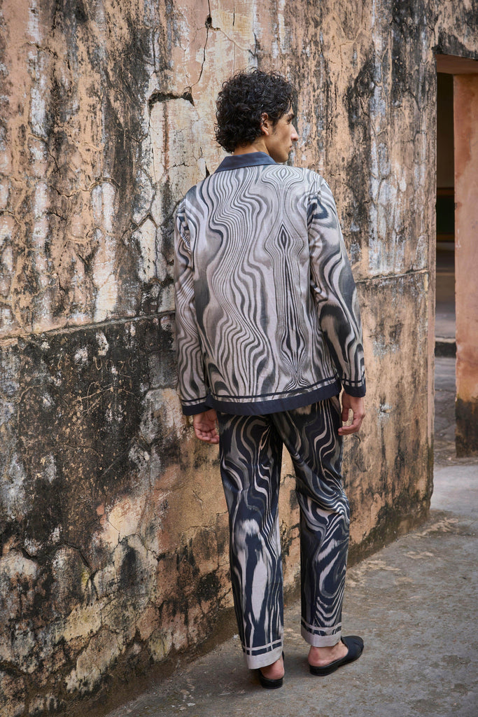 MARBLE PRINT SHIRT - dash and dot dash and dot