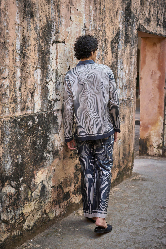 MARBLE PRINT PANT - dash and dot dash and dot