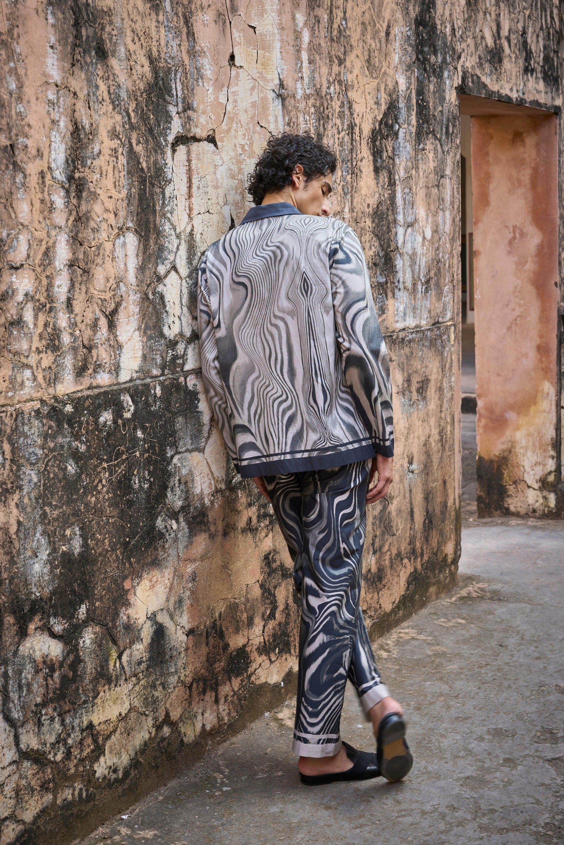 MARBLE PRINT PANT - dash and dot