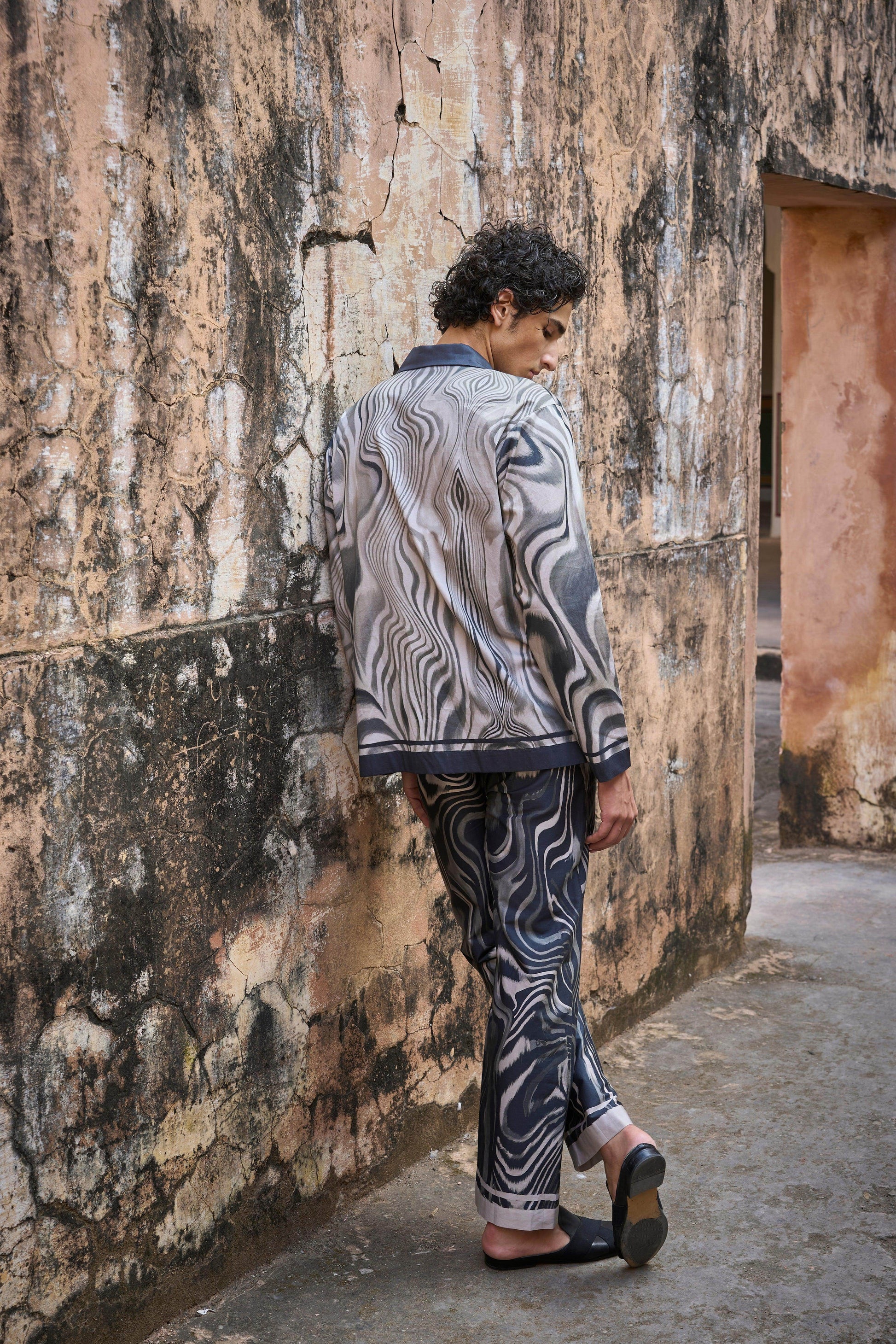 MARBLE PRINT SHIRT - dash and dot