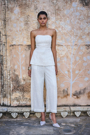 PEARL EMBROIDERED PANT - dash and dot
