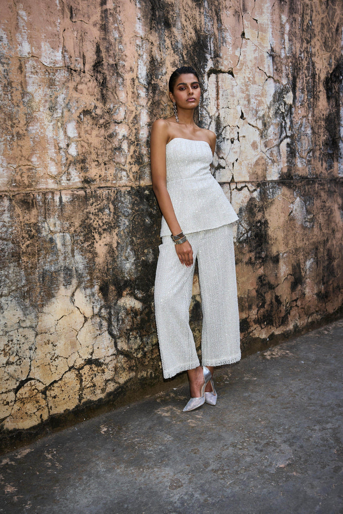 PEARL EMBROIDERED PANT - dash and dot dash and dot