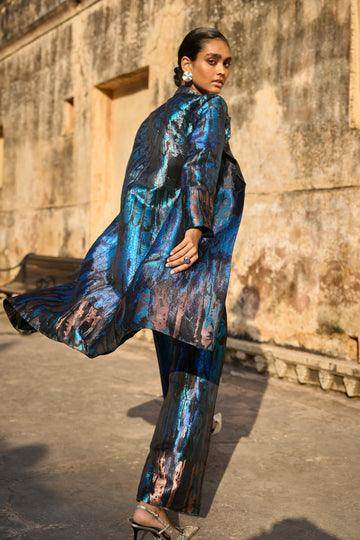 BROCADE JACKET & PANT SET - dash and dot