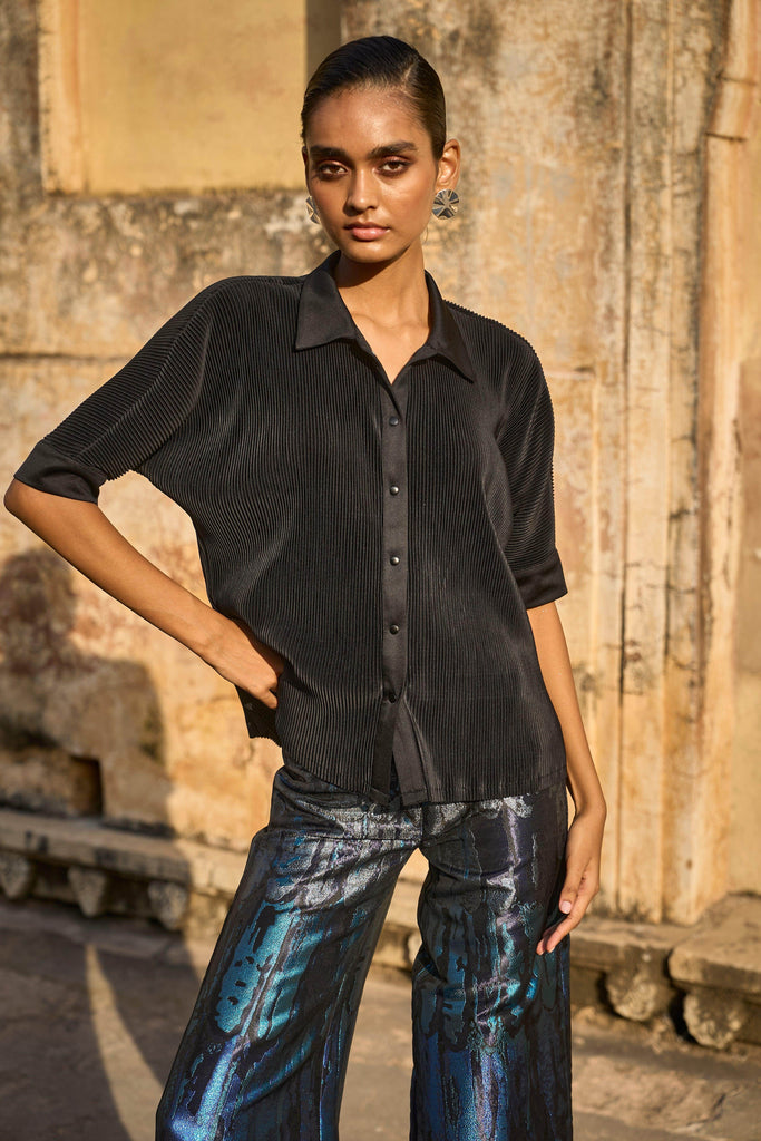 PLEATED SHIRT - dash and dot dash and dot