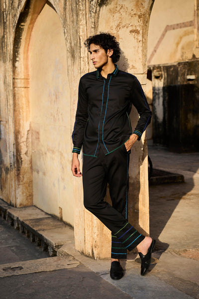 ZIG ZAG STITCH PANT - dash and dot