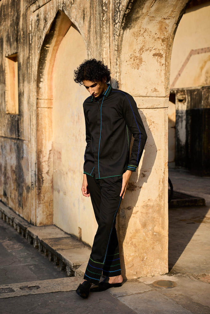 ZIG ZAG STITCH SHIRT - dash and dot dash and dot