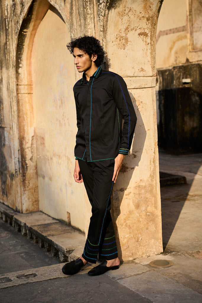 ZIG ZAG STITCH SHIRT - dash and dot dash and dot