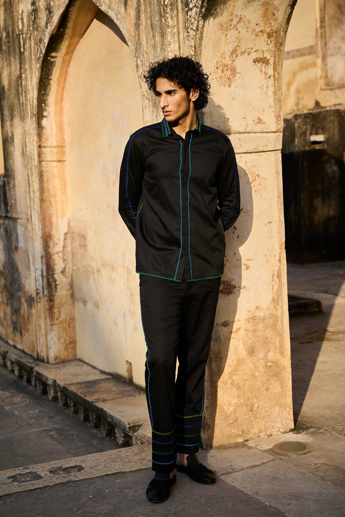 ZIG ZAG STITCH SHIRT - dash and dot dash and dot