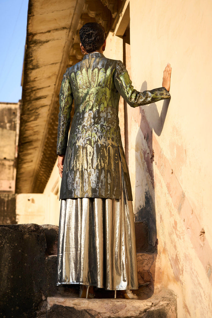 BROCADE JACKET - dash and dot dash and dot