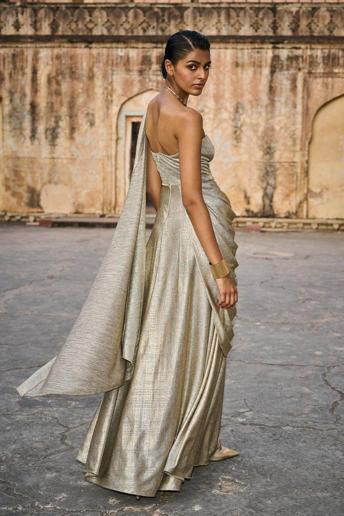 SARI DRAPE GOWN - dash and dot dash and dot