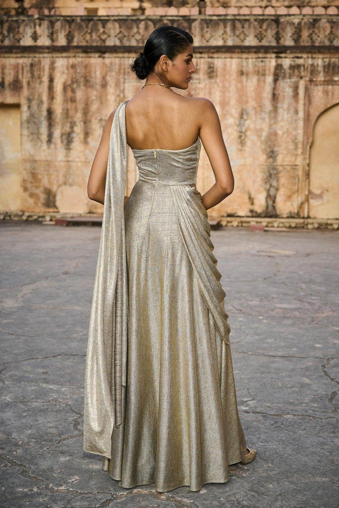 SARI DRAPE GOWN - dash and dot dash and dot