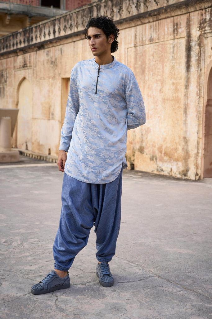 JACQUARD LONG SHIRT - dash and dot dash and dot