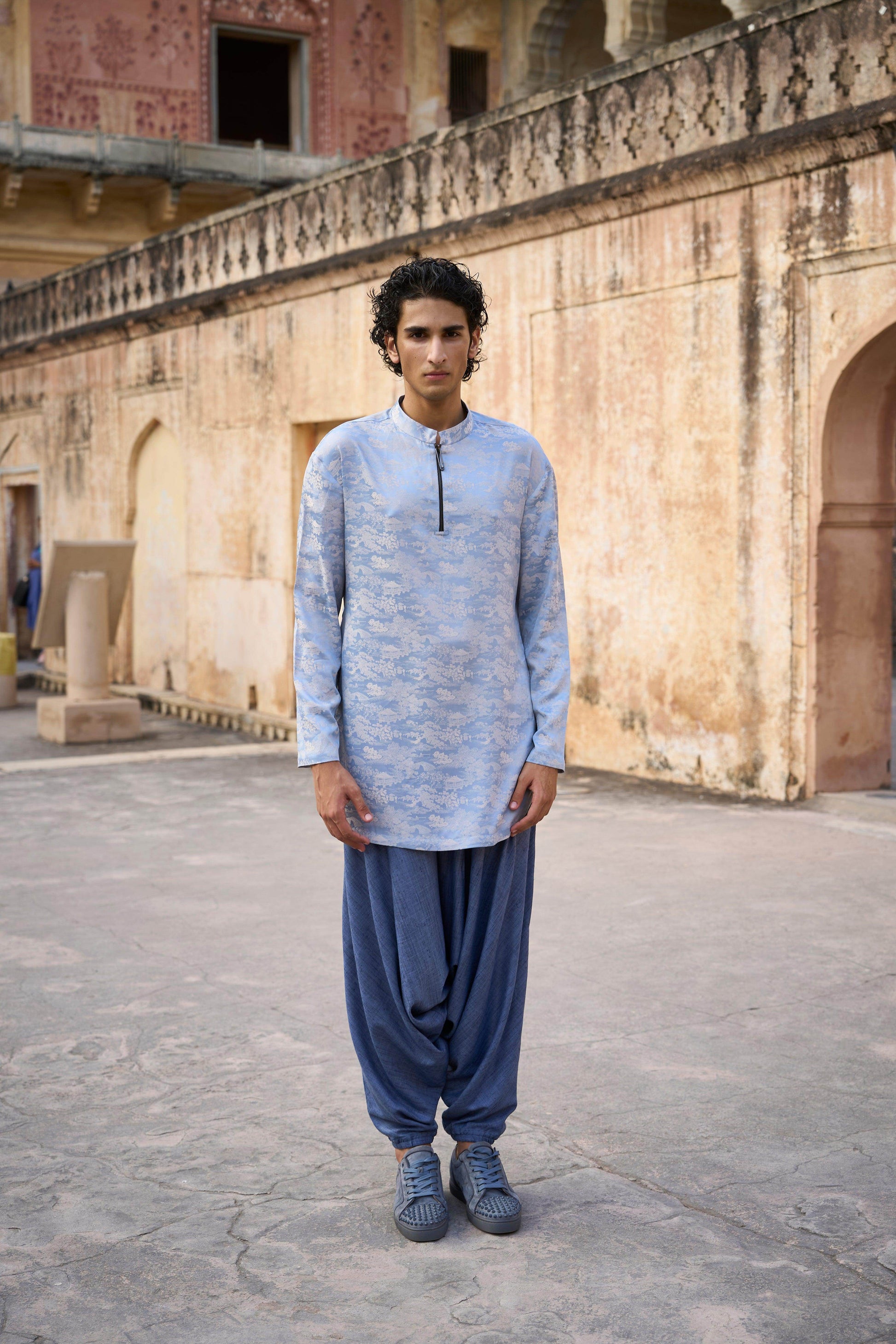 DRAPED HAREM PANT - dash and dot