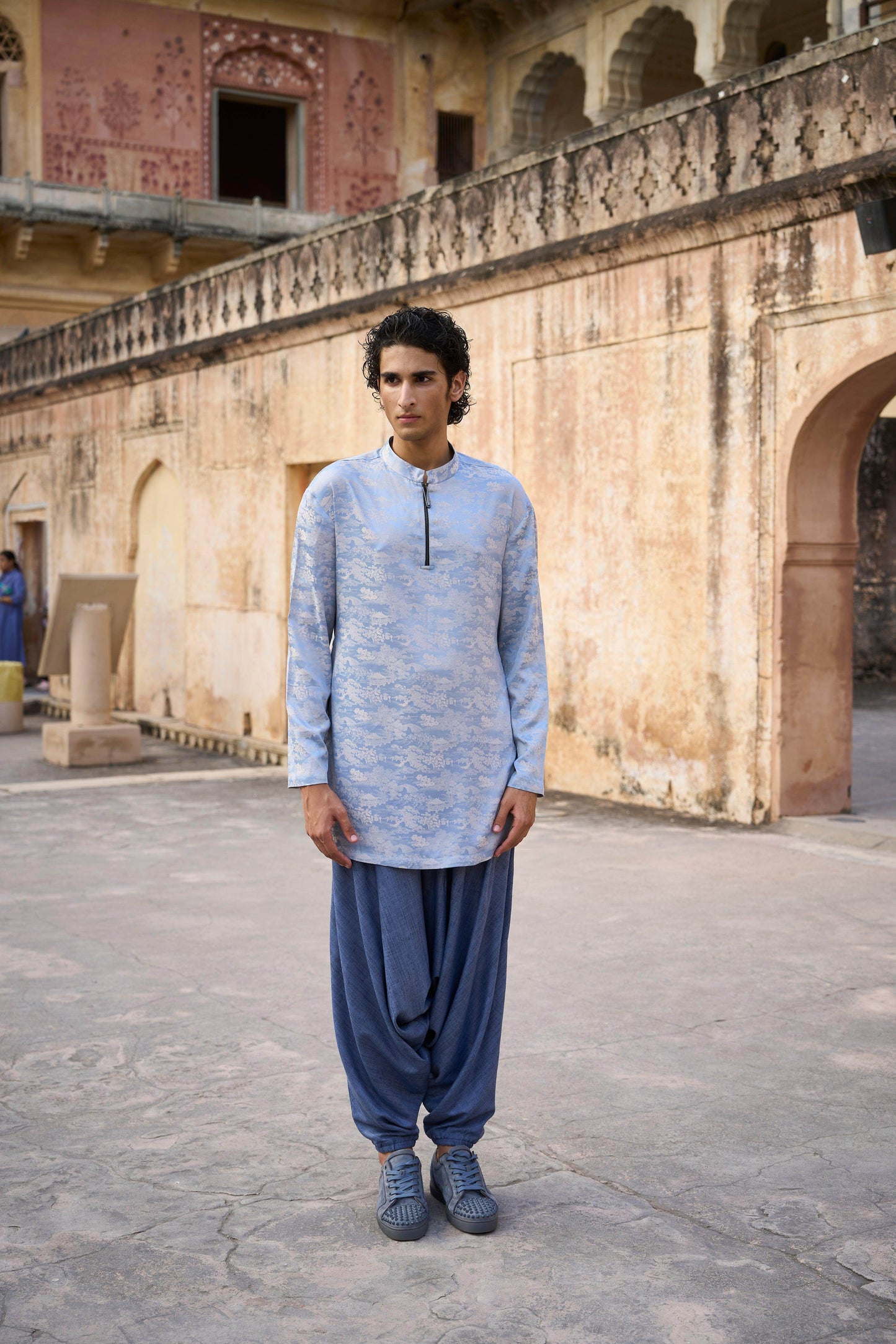 DRAPED HAREM PANT - dash and dot