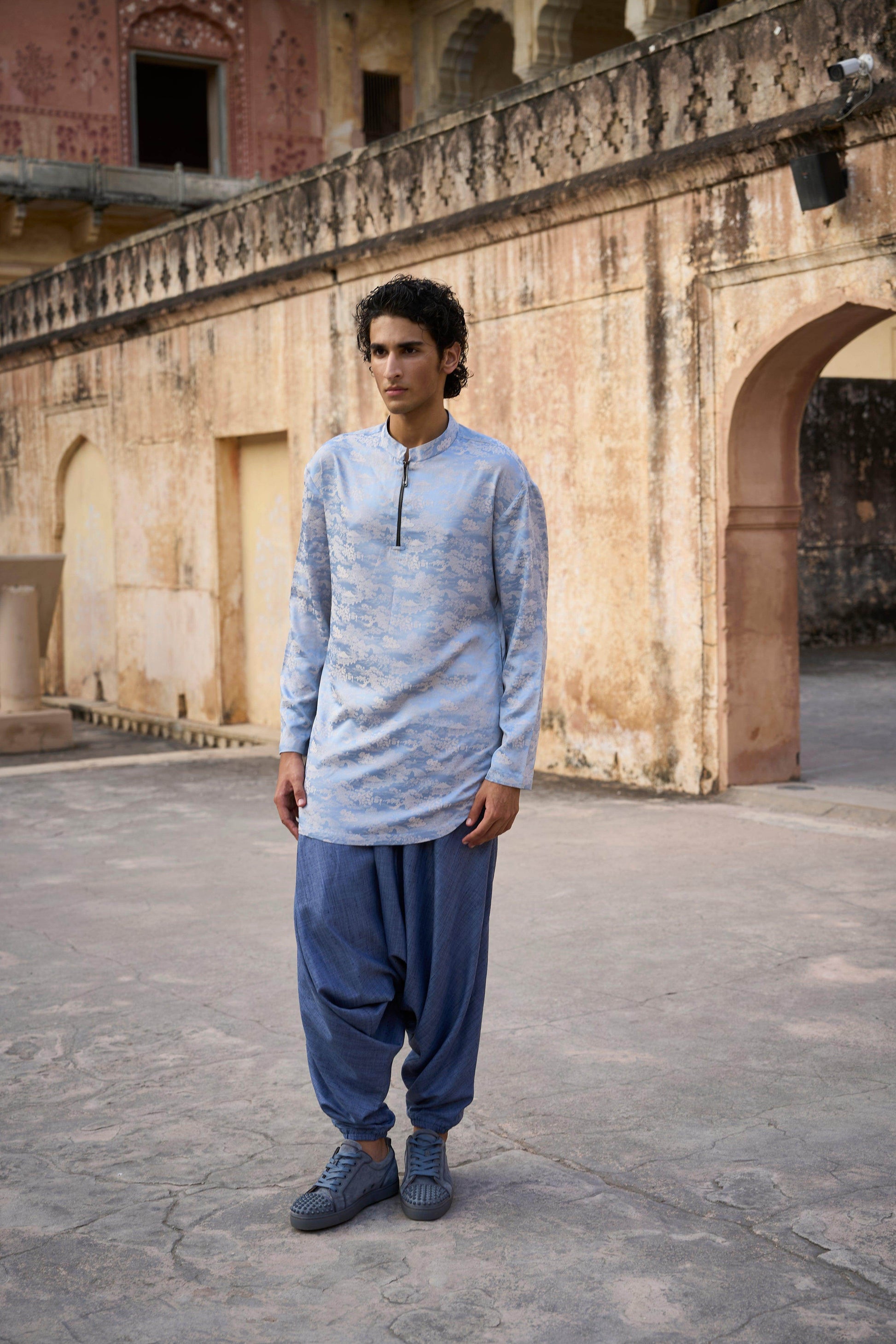 DRAPED HAREM PANT - dash and dot