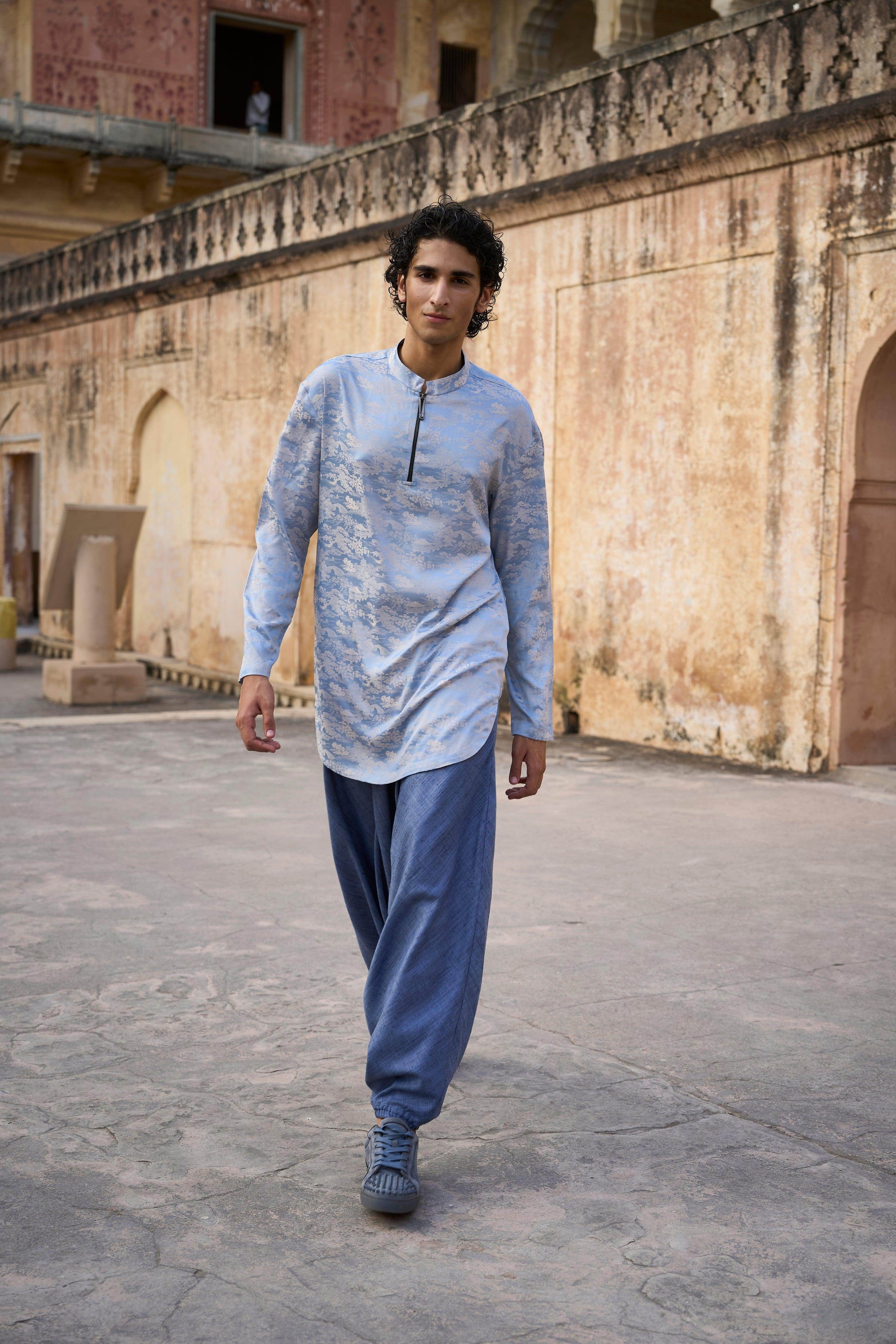 DRAPED HAREM PANT - dash and dot