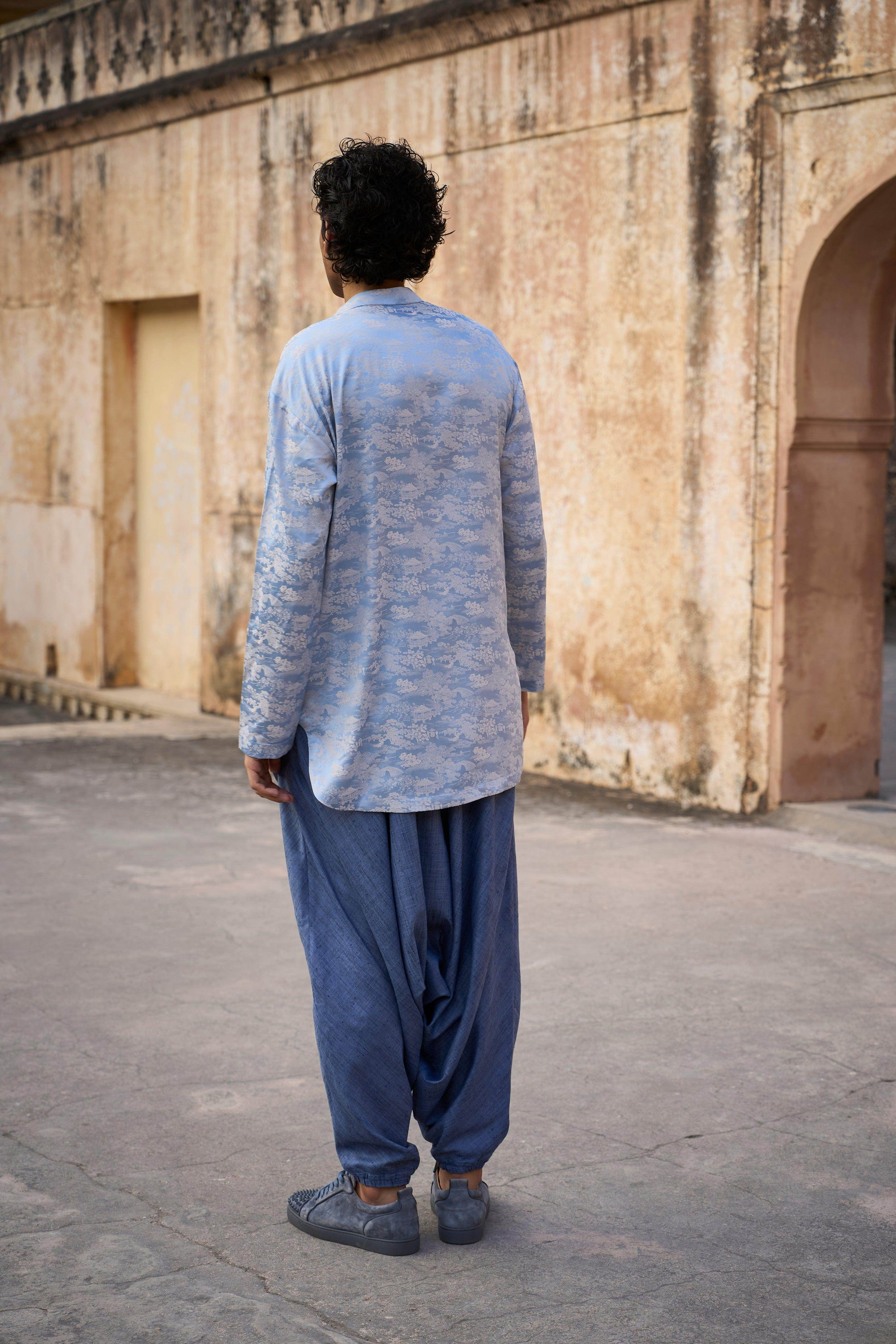 DRAPED HAREM PANT - dash and dot