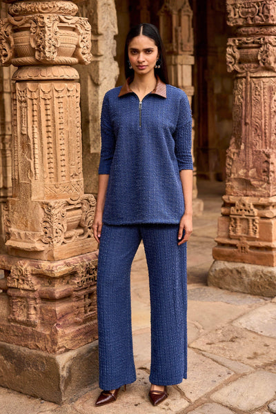 TEXTURED KNIT SET - dash and dot