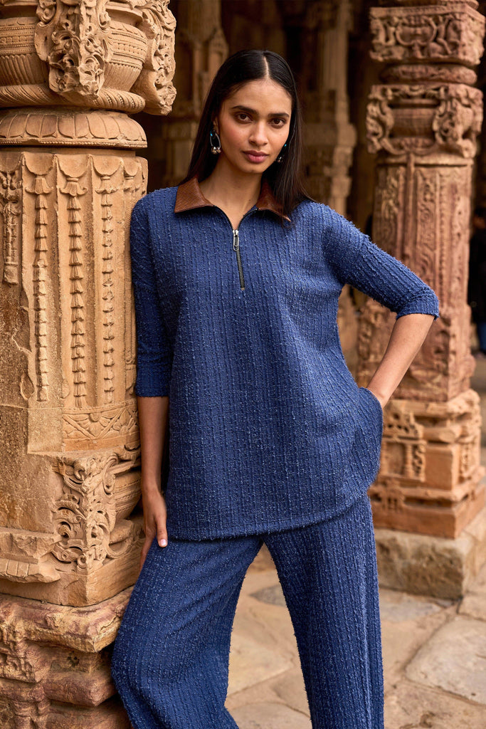 TEXTURED KNIT SET - dash and dot dash and dot