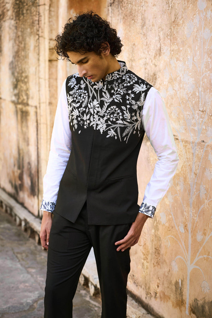 EMBROIDERED BANDI JACKET - dash and dot dash and dot