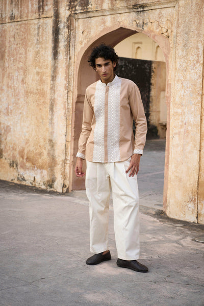 FRONT PLEATED PANT - dash and dot