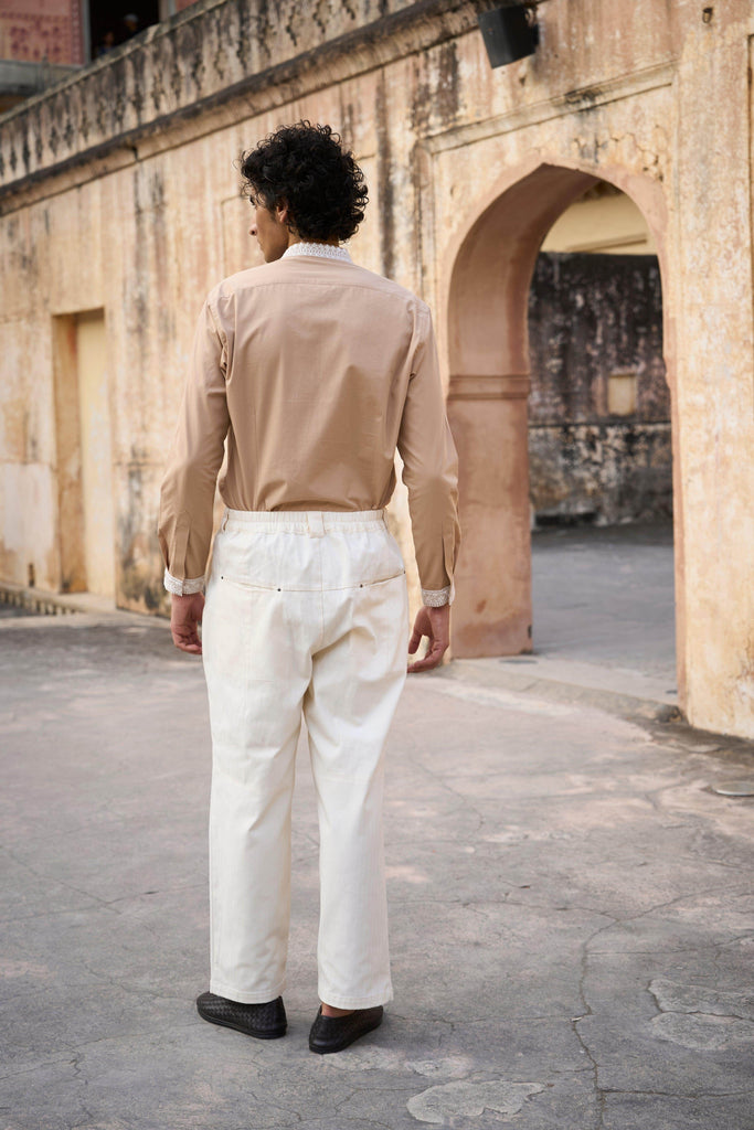 FRONT PLEATED PANT - dash and dot dash and dot