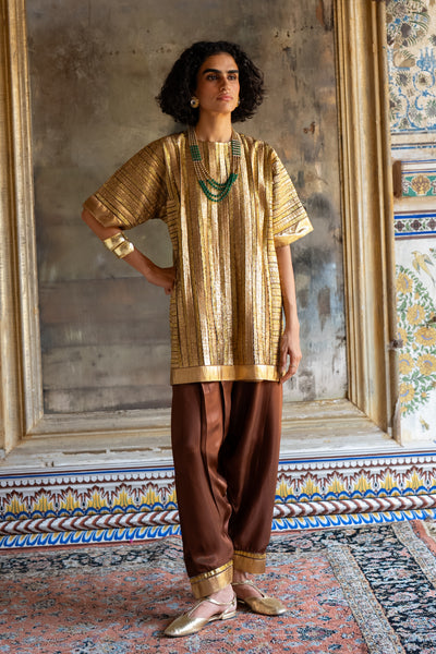 EMBROIDERED GOTA PANT