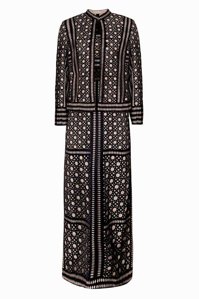 CANING CUTWORK JACKET - dash and dot dash and dot