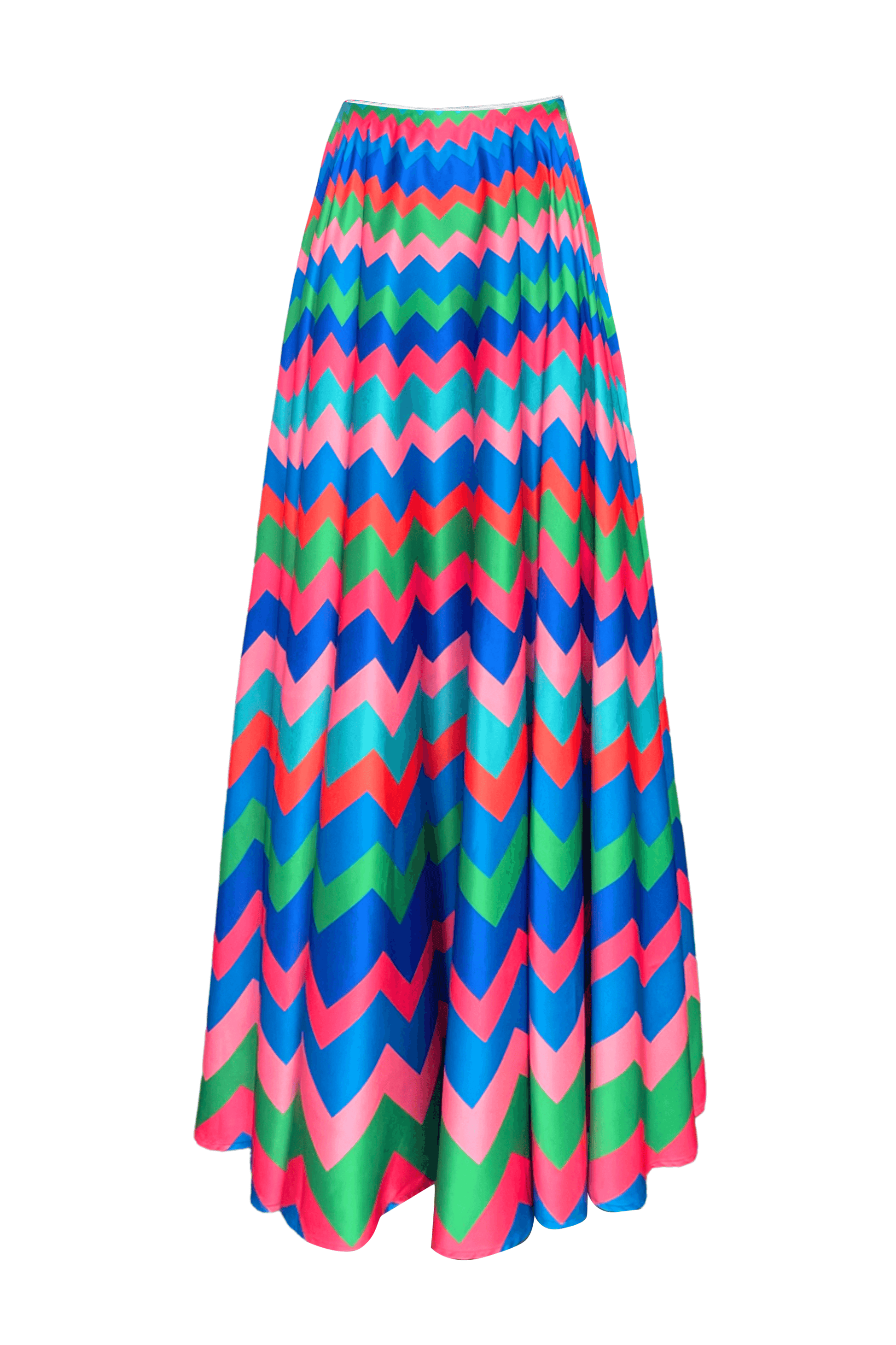CHEVRON MAXI SKIRT - dash and dot