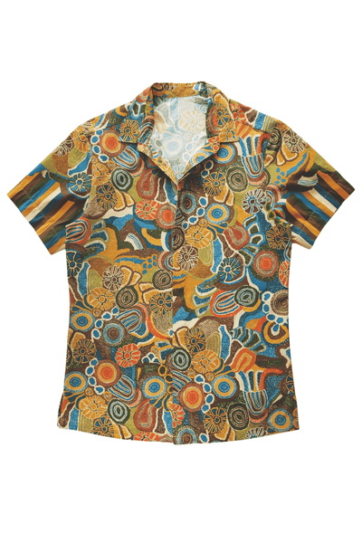 EARTH MULTI HALF SLEEVE SHIRT - dash and dot
