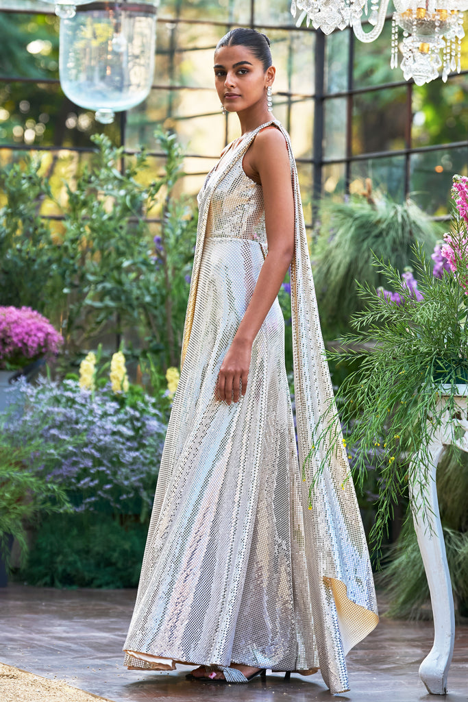 SARI DRAPE GOWN dash and dot