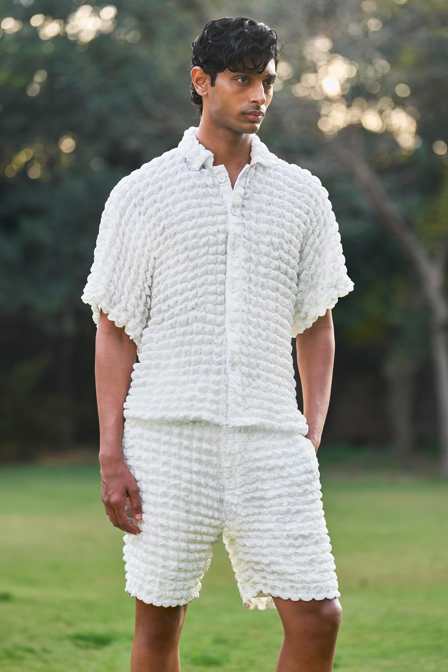 BUBBLE TEXTURED SHIRT
