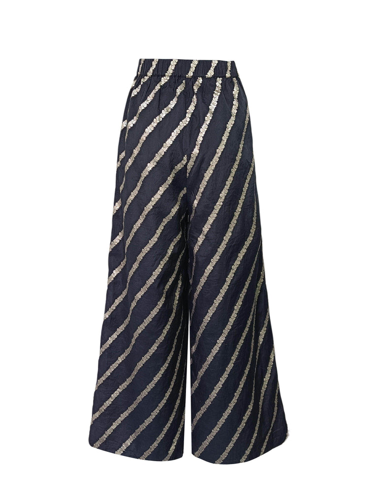 BROCADE BORDER PANT - dash and dot dash and dot