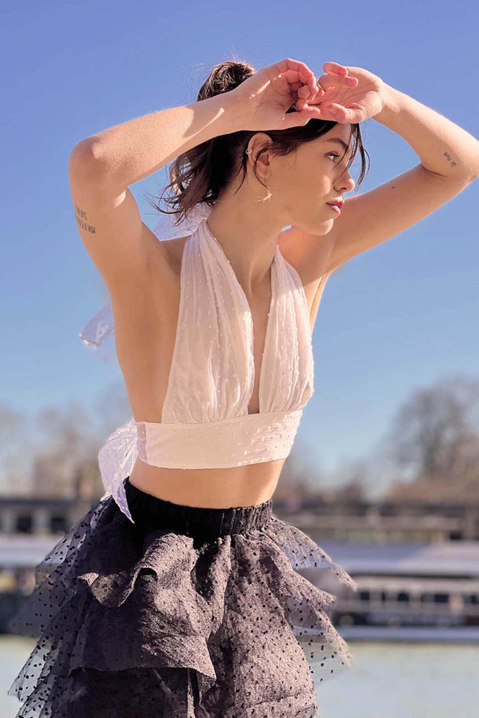 DOT SKIRT SET - dash and dot dash and dot