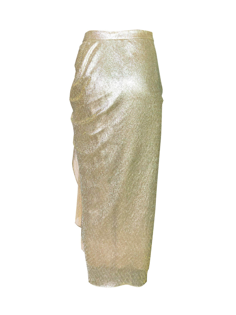 SHIMMER WRAP SKIRT - dash and dot dash and dot