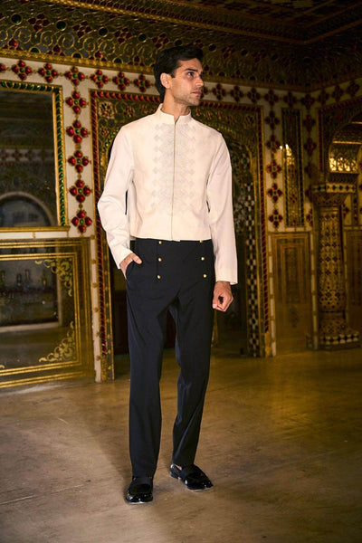 TONAL BIB SHIRT & SAILOR PANT SET - dash and dot