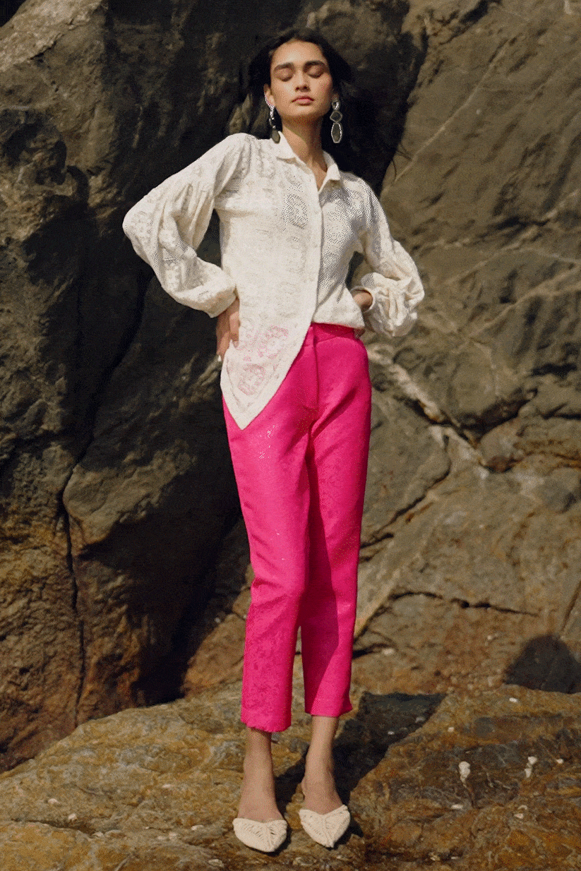 BROCADE PANT - dash and dot