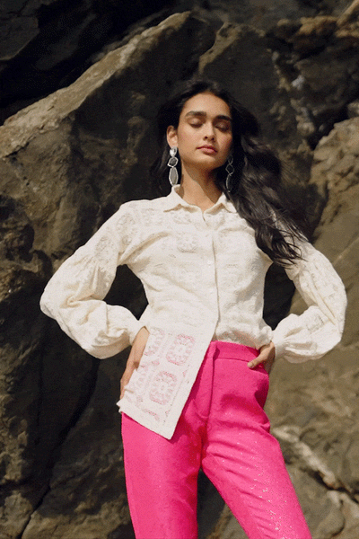 LACE SHIRT - dash and dot