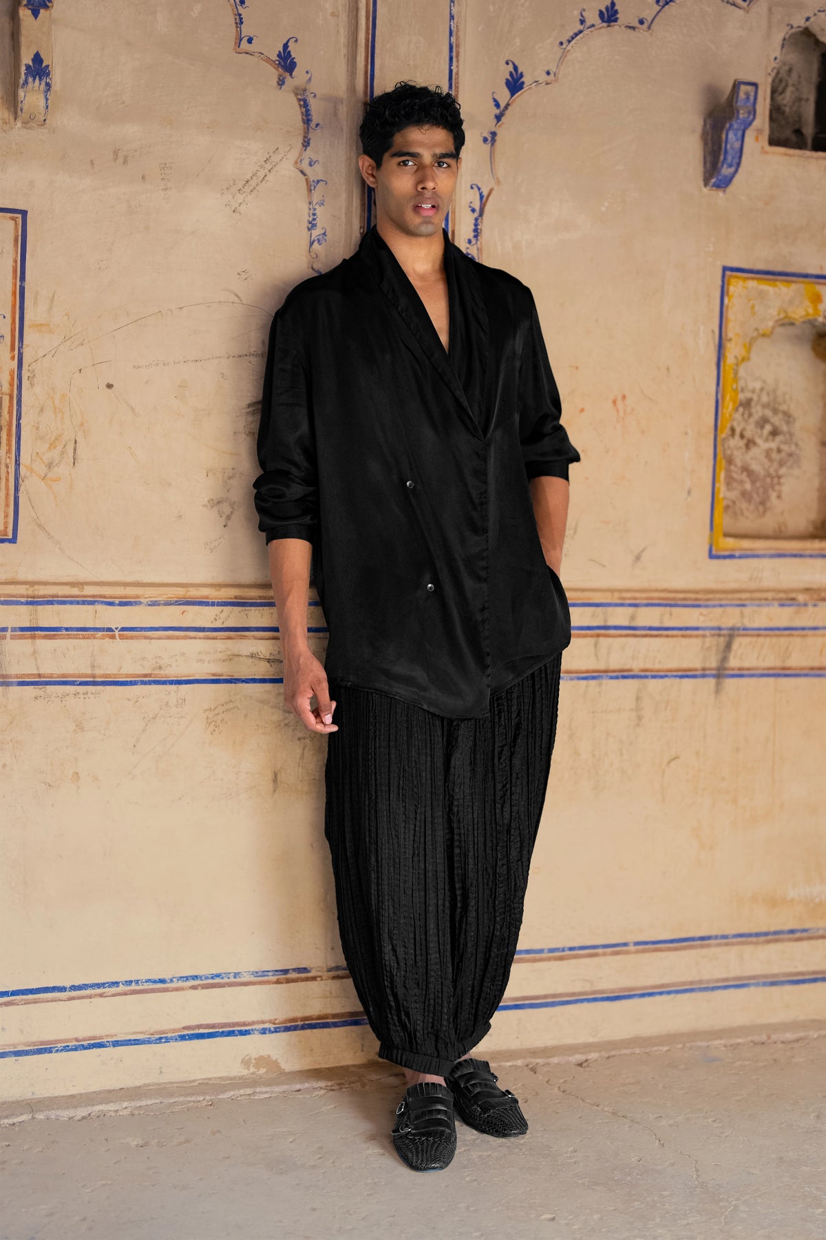 Crushed Crinkled Pant