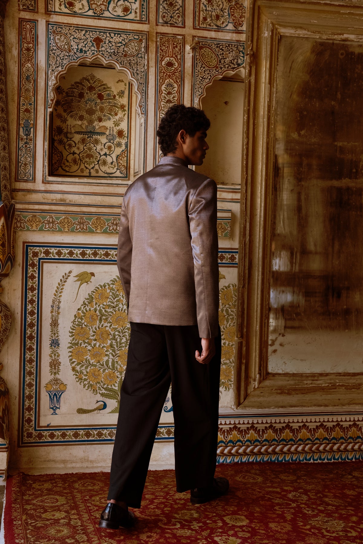 Satin Twill Straight Cut Pant