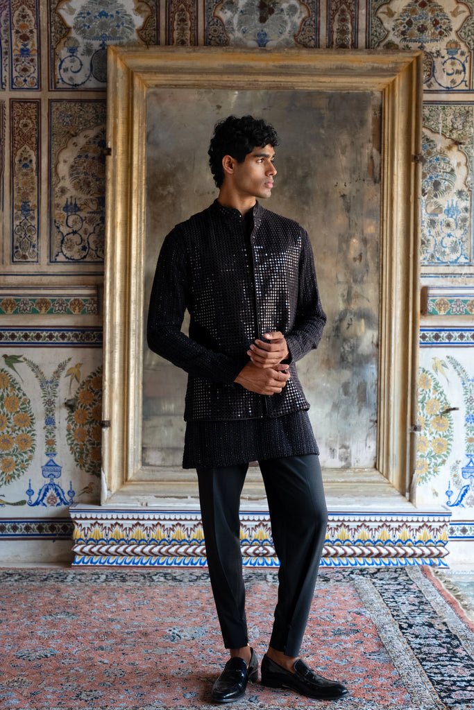 Mirrorwork Bandi Jacket dash and dot