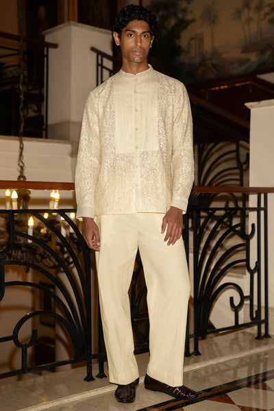 STRAIGHT CUT LINEN PANT