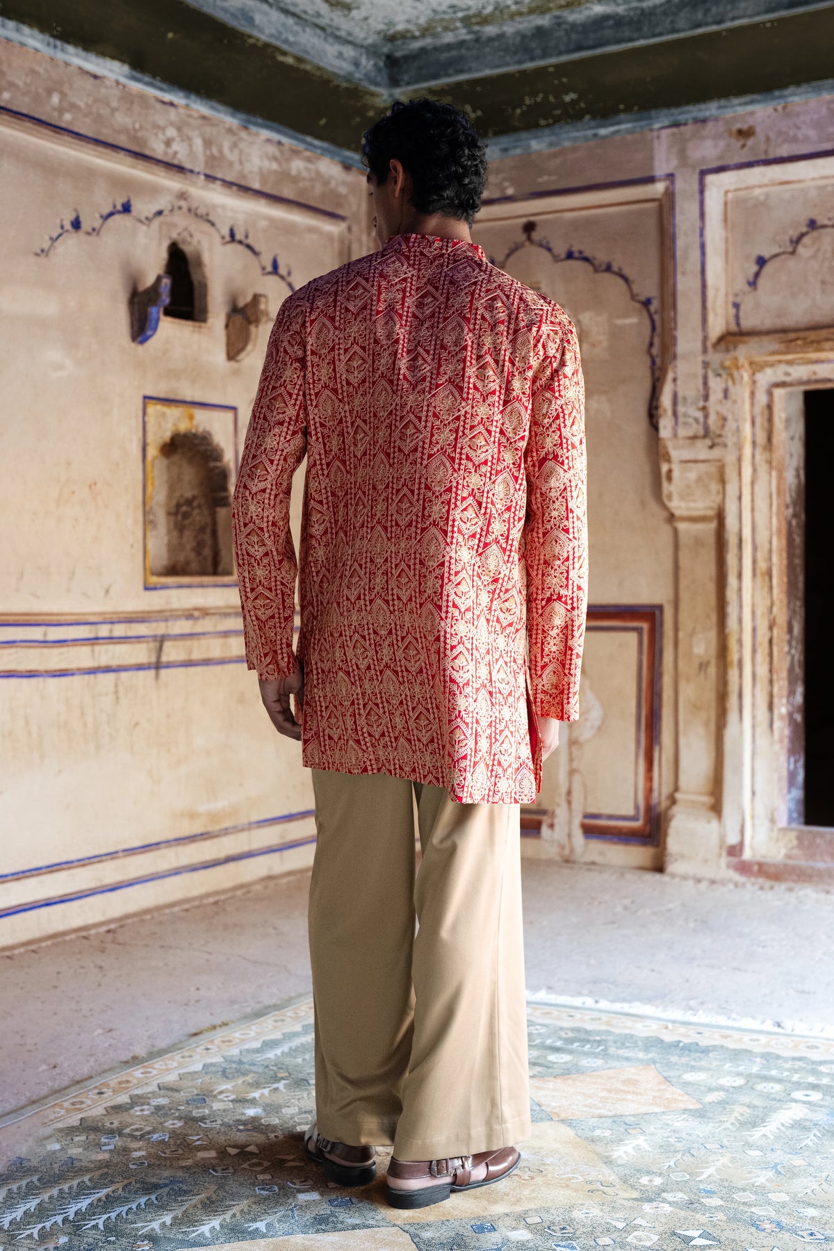 Aari Embroidered Kurta Shirt