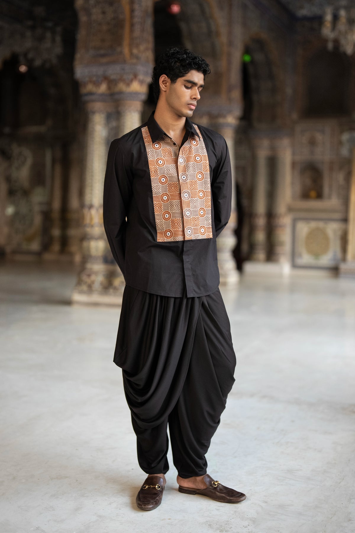 Mirror & Thread Embroidred Shirt