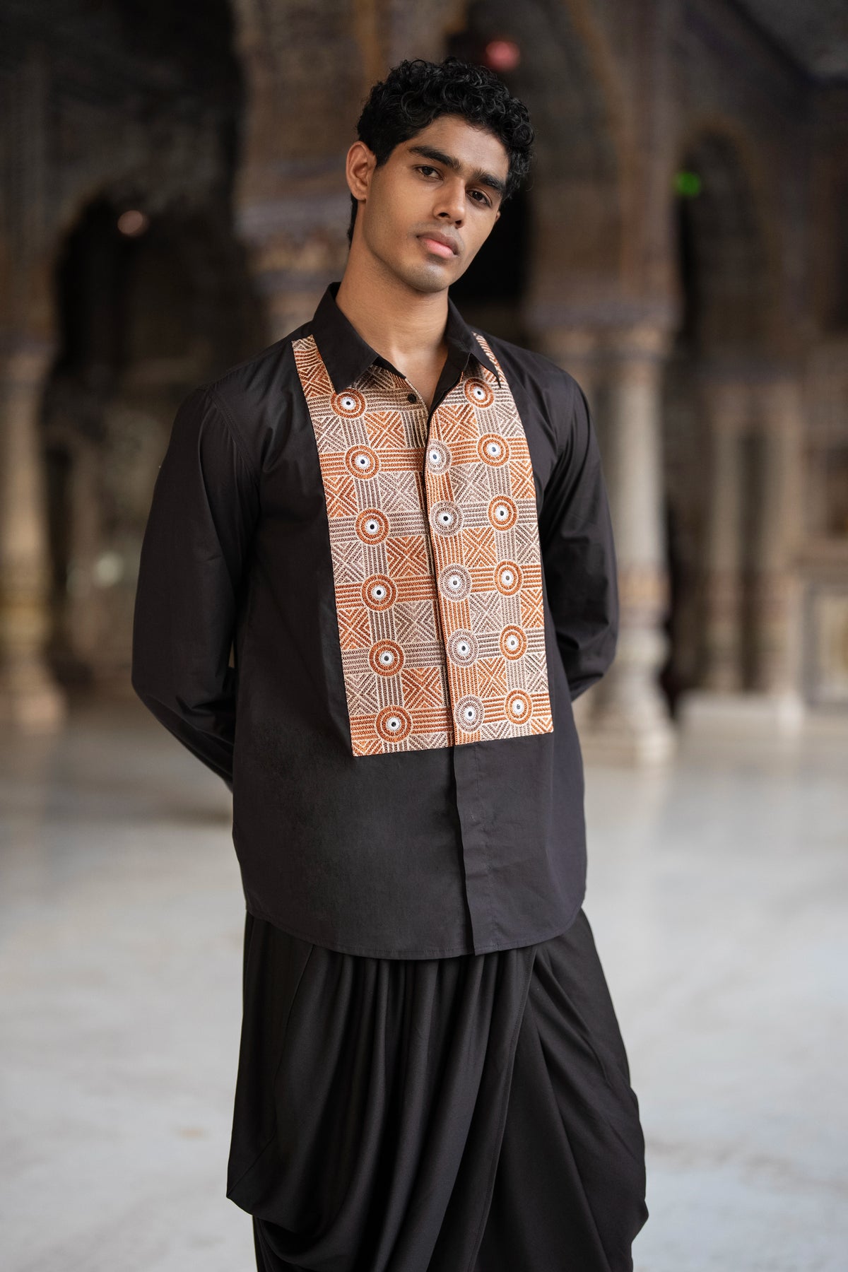Mirror & Thread Embroidred Shirt
