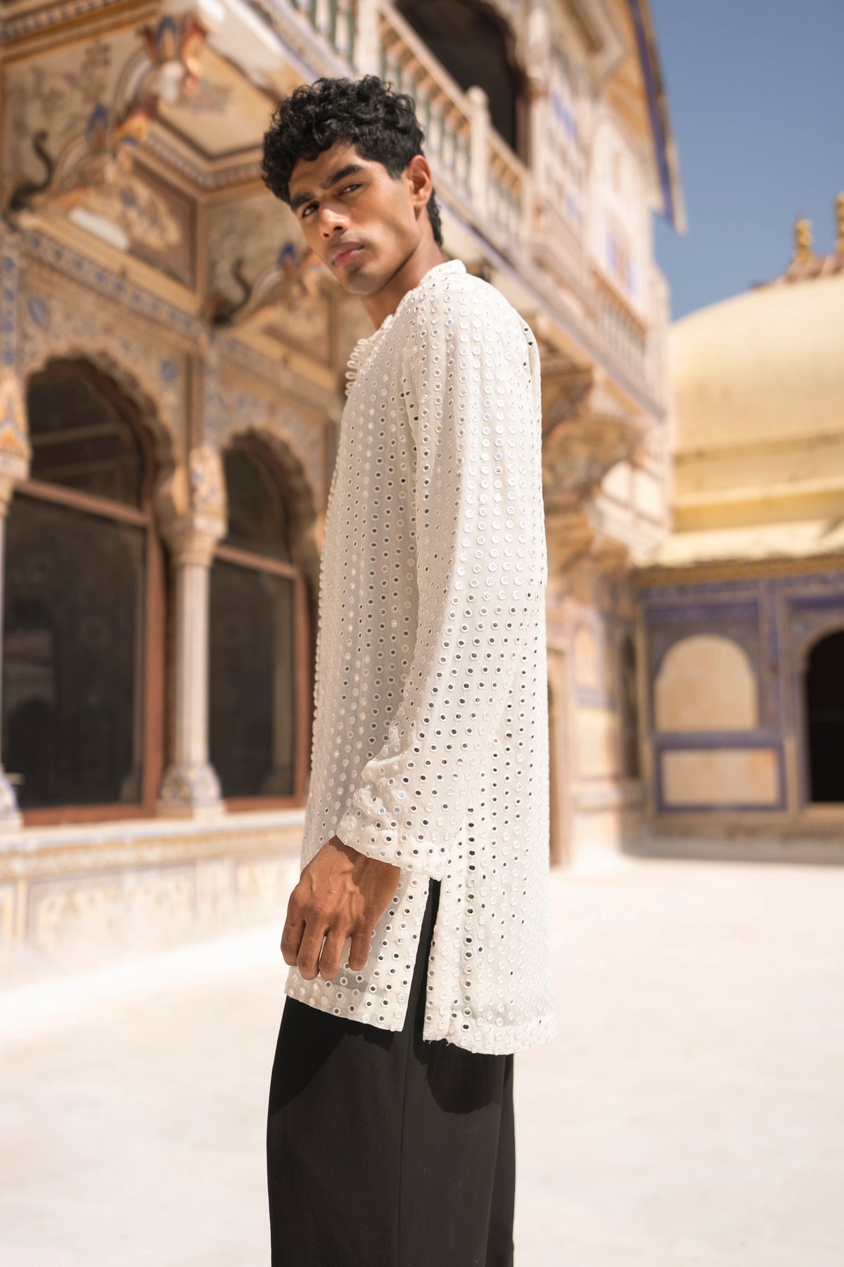 Mirrorwork Kurta Shirt