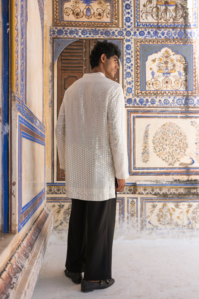 Mirrorwork Kurta Shirt dash and dot